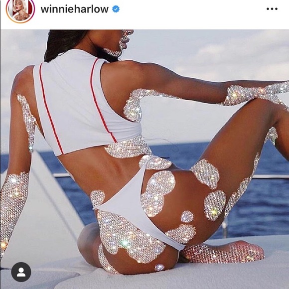 Sexy Two Piece Crop Swimsuit - Picture 1 of 5